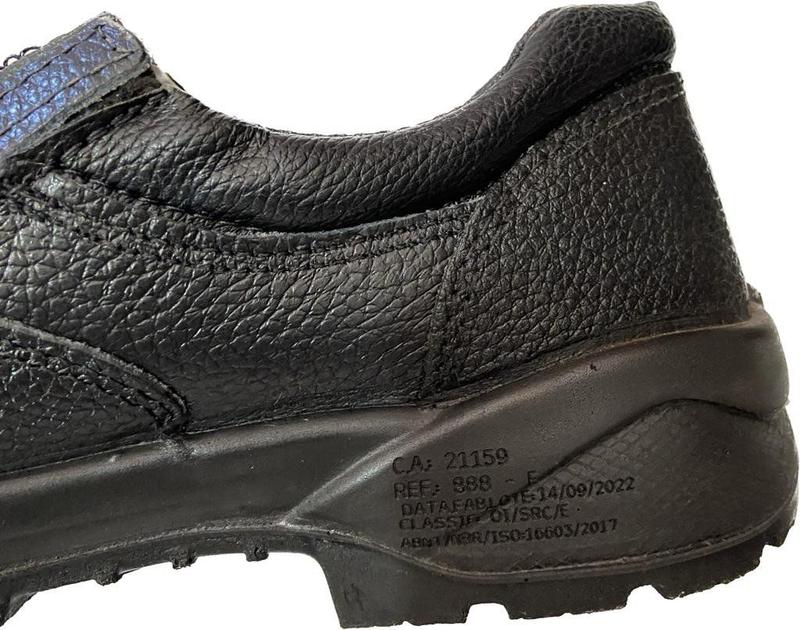 Botina Sapato Elástico De Segurança Preto Idol - Outros Moda